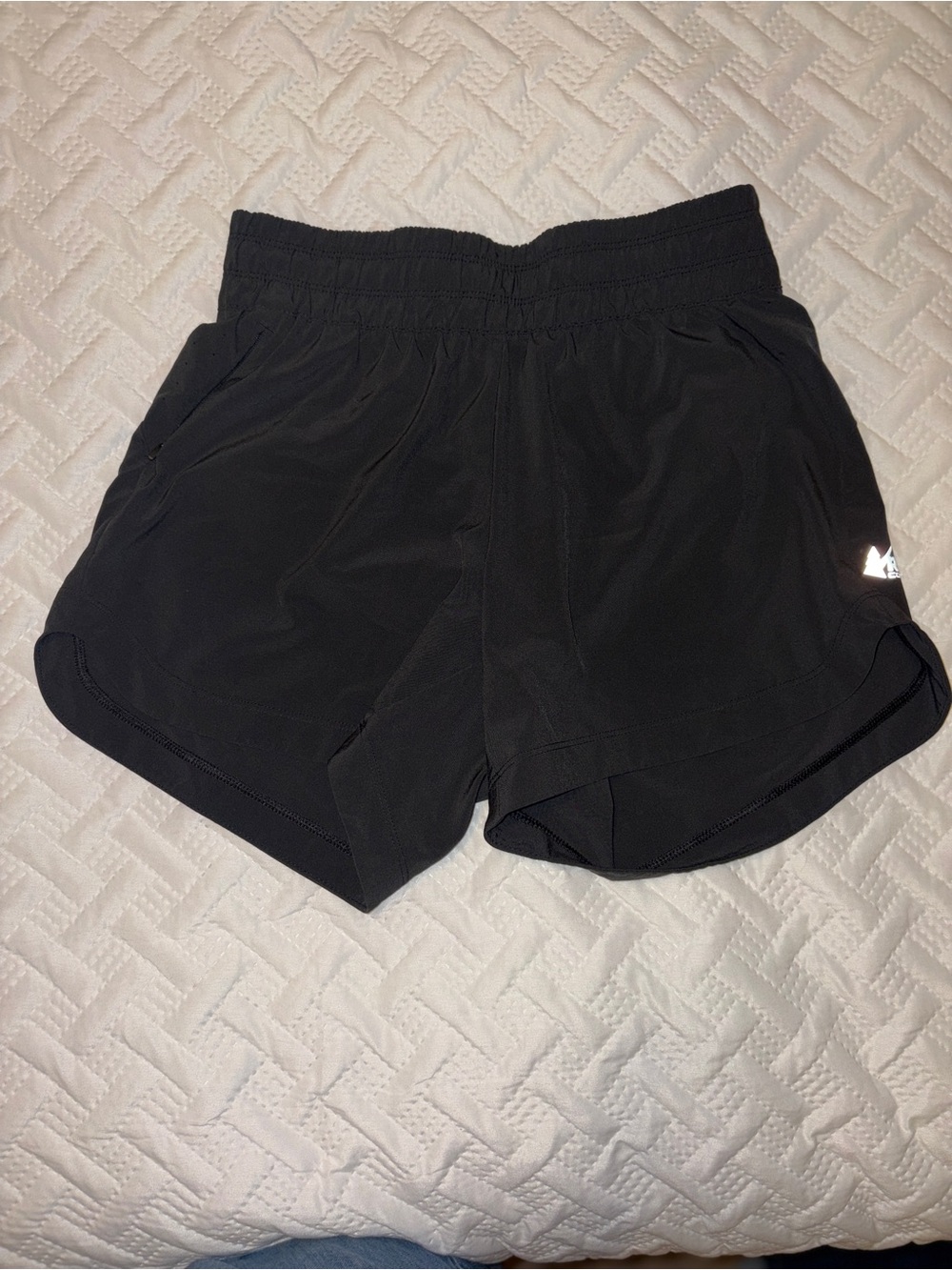 REI | Black Women's Athletic Running Shorts with Zip Pocket